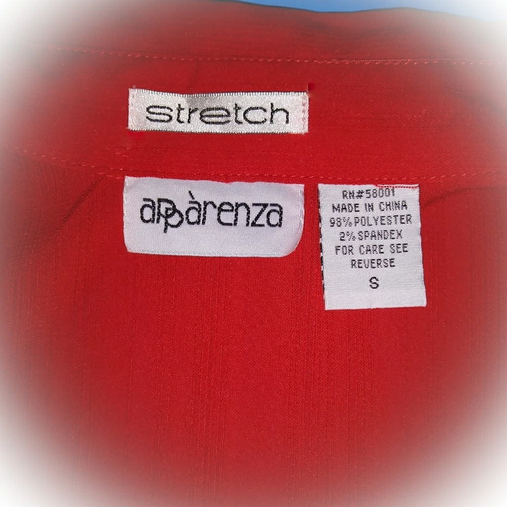 💦Stretch Red Blouse - Picture 4 of 4